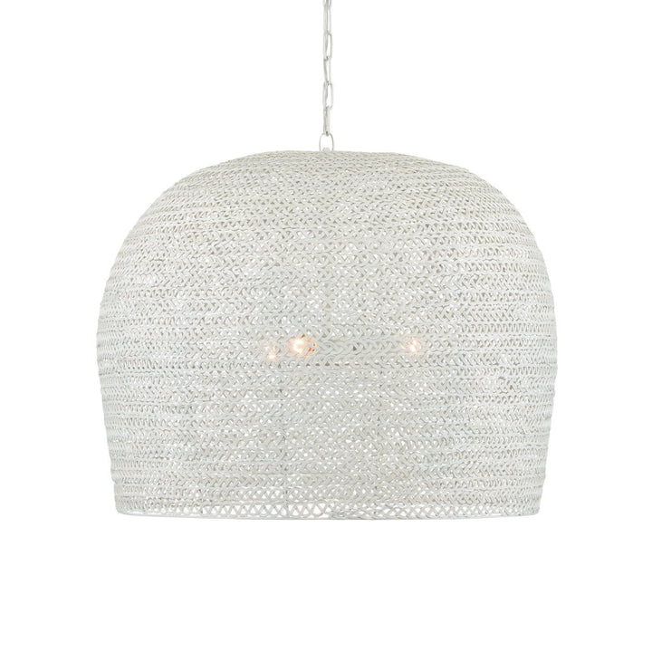 Piero Large White Chandelier