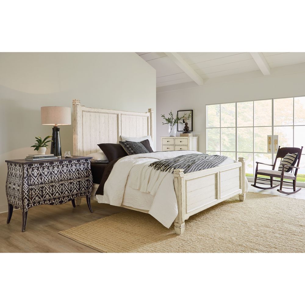 Beds Heritage King Panel Bed - Whites/Creams/Beiges