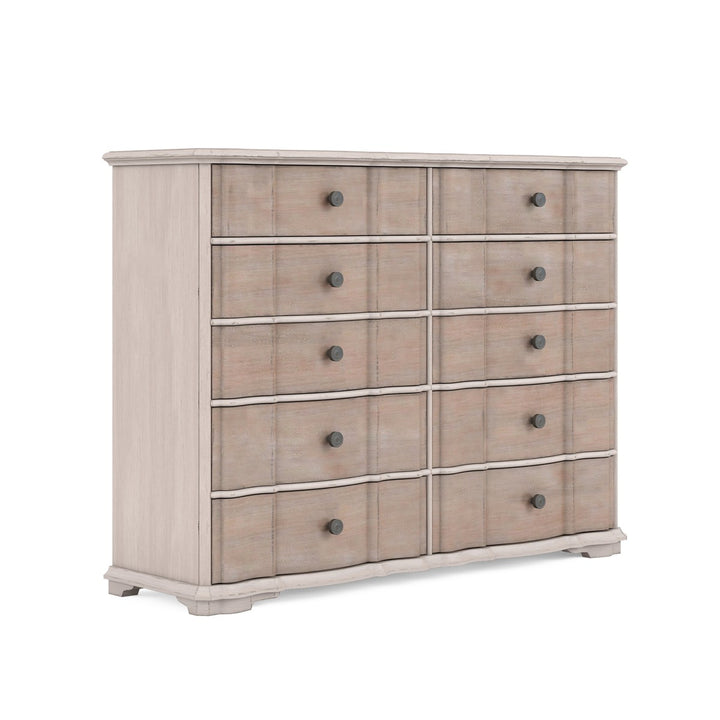 Alcove Master Chest - Brown, White