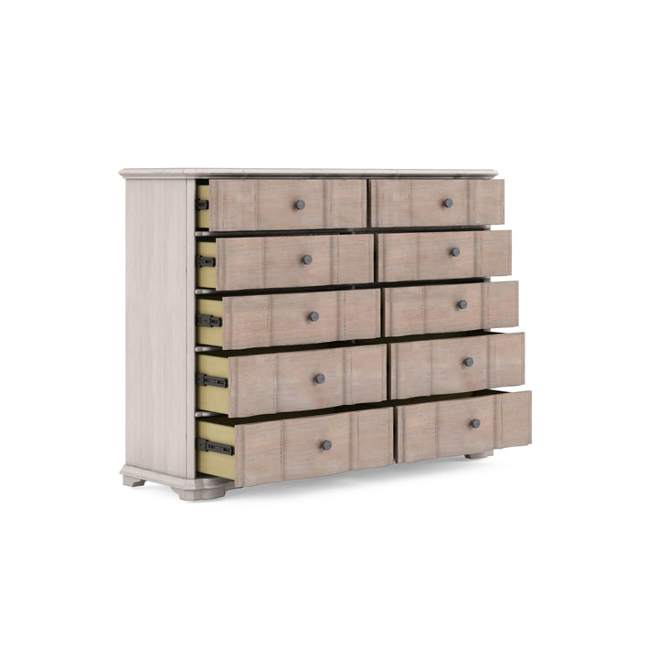 Alcove Master Chest - Brown, White