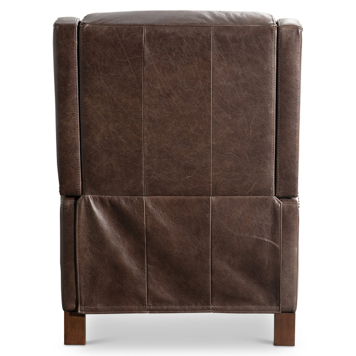 Landon Leather Recliner, Brown