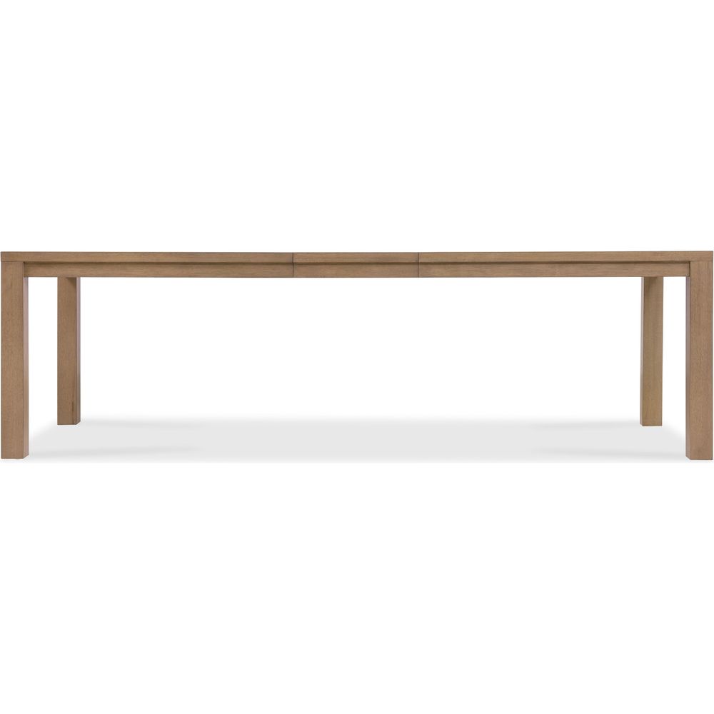 Ballad Rectangle Dining Table with One 18-inch Leaf - Medium Wood