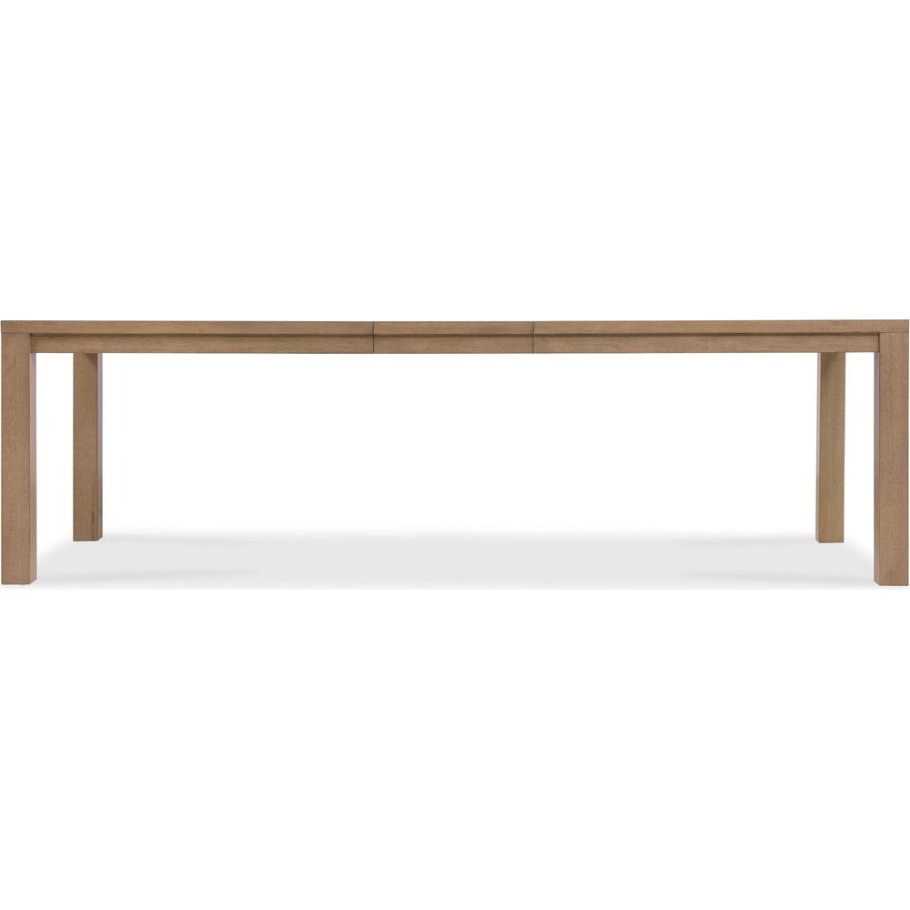 Sonnet Rectangle Dining Table with One 18-inch Leaf - Medium Wood