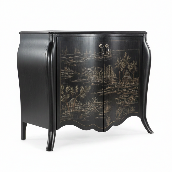 Theodore Two-Door Chest - Blacks