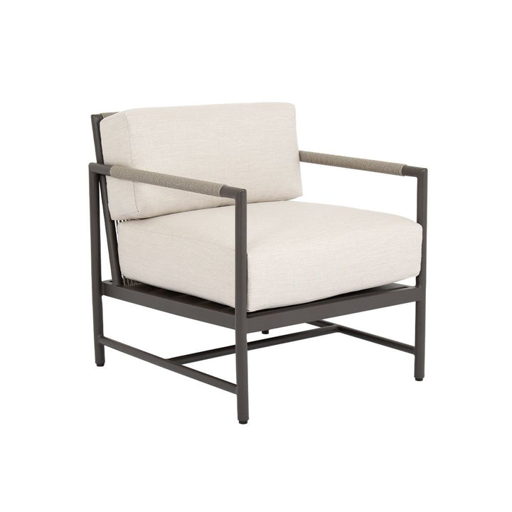 Outdoor Lounge Chairs Pietra Club Chair in Echo Ash, No Welt