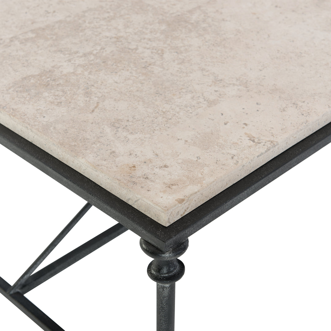 Galesbury Rectangular Metal Cocktail Table