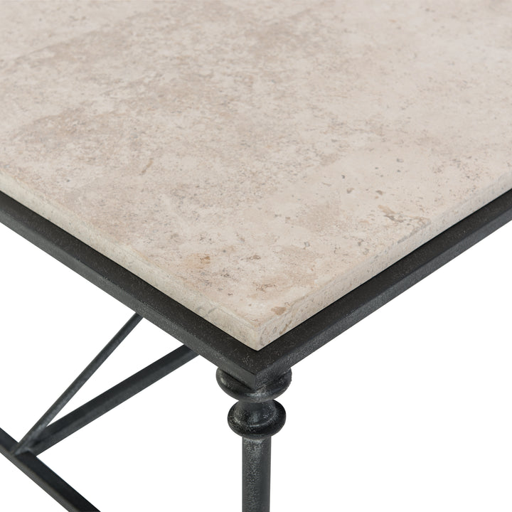 Galesbury Rectangular Metal Cocktail Table