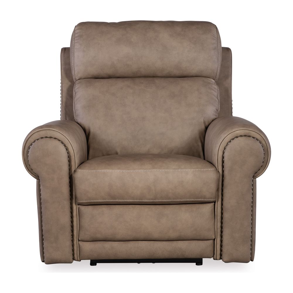 Lounge Chairs: Recliners Summit Power Recliner with Power Headrest & Lumbar - Brown