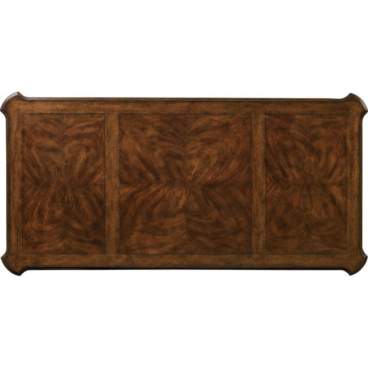 Leesburg Executive Desk - Dark Wood