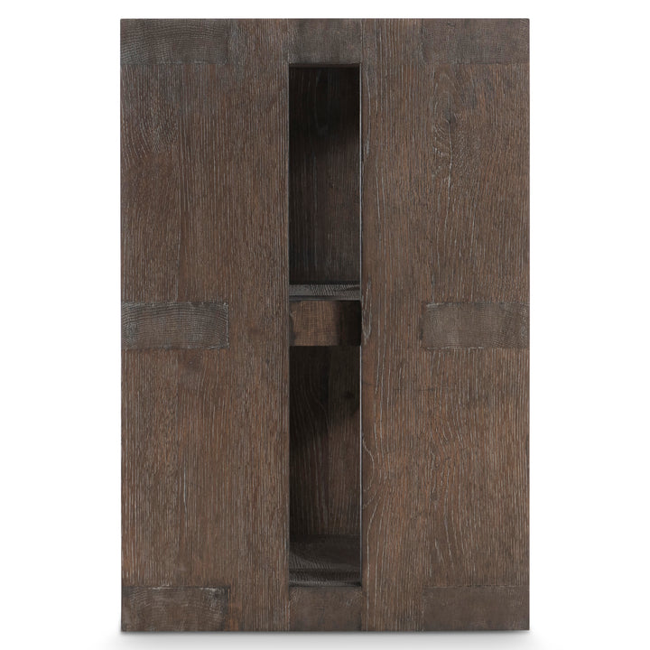 Outline Console Table with Shelves