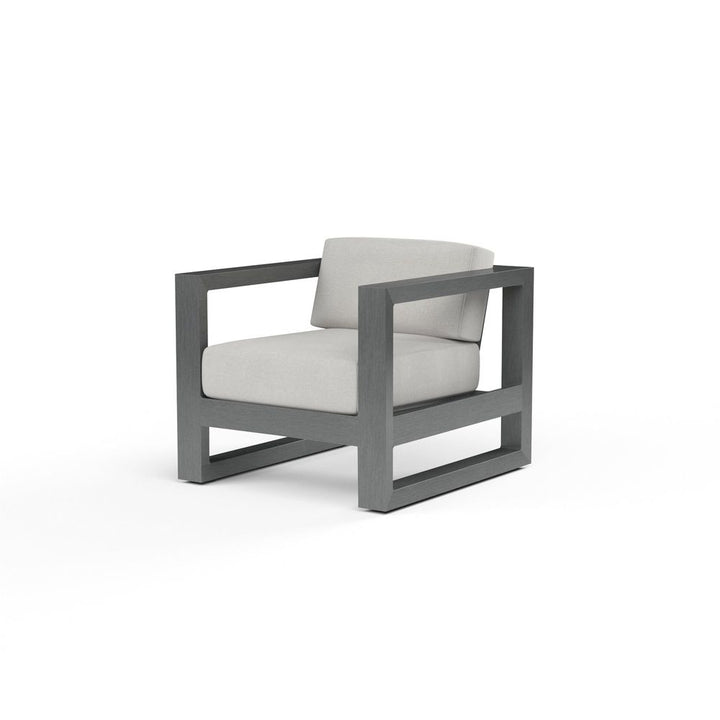 Outdoor Lounge Chairs Redondo Club Chair in Cast Silver, No Welt