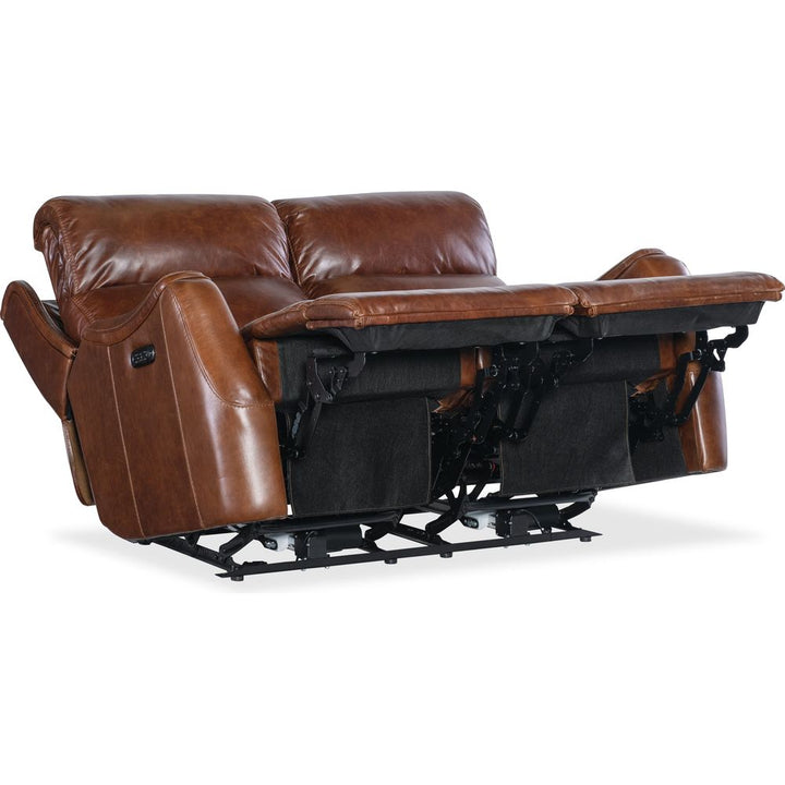 Sofas: Recliners Harlan Zero Gravity Loveseat with Power Recline & Power Headrest - Brown