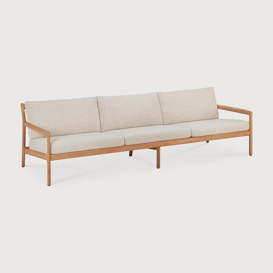 Jack Outdoor Sofa - Natural, Teak, 3+ seater view