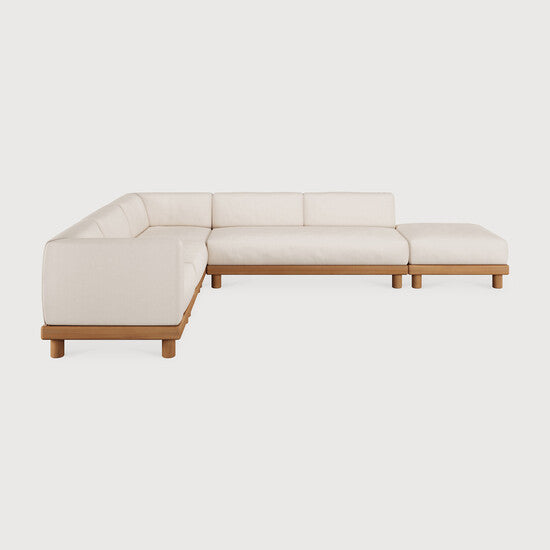 Monocle Outdoor Modular Sofa Set - Configuration 5 - Left view