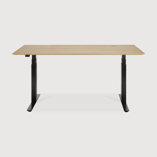 Bok Adjustable Desk - 63 x 31.5 in, Oak view