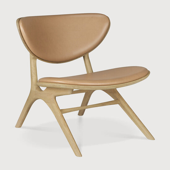 Eye Lounge Chair - Sienna leather view