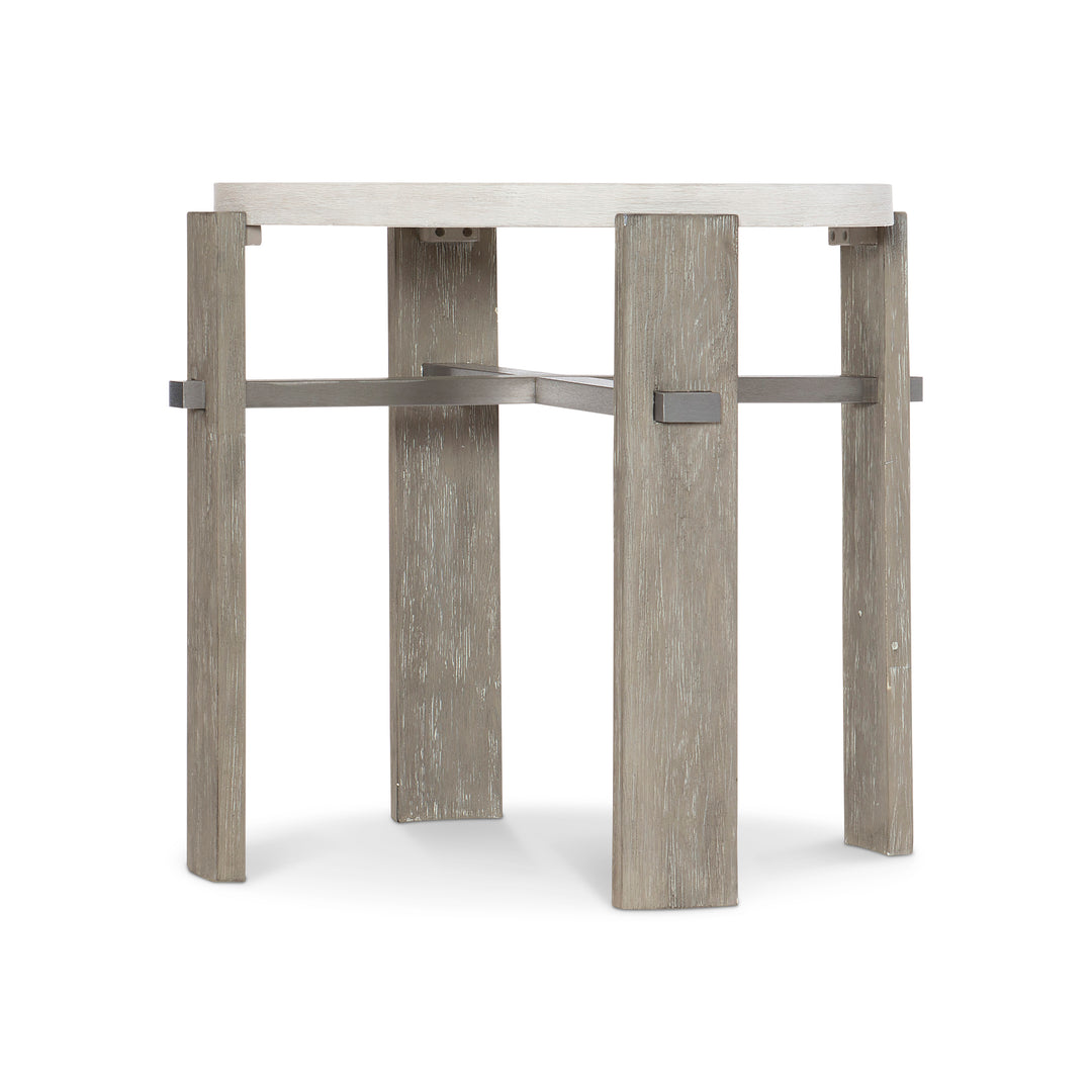 Foundations Round Side Table with Four Legs