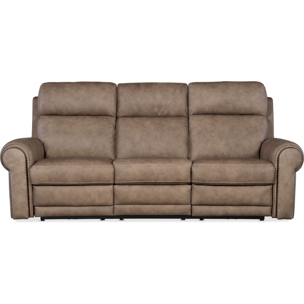 Sofas: Recliners Duncan Power Sofa with Power Headrest & Lumbar - Brown