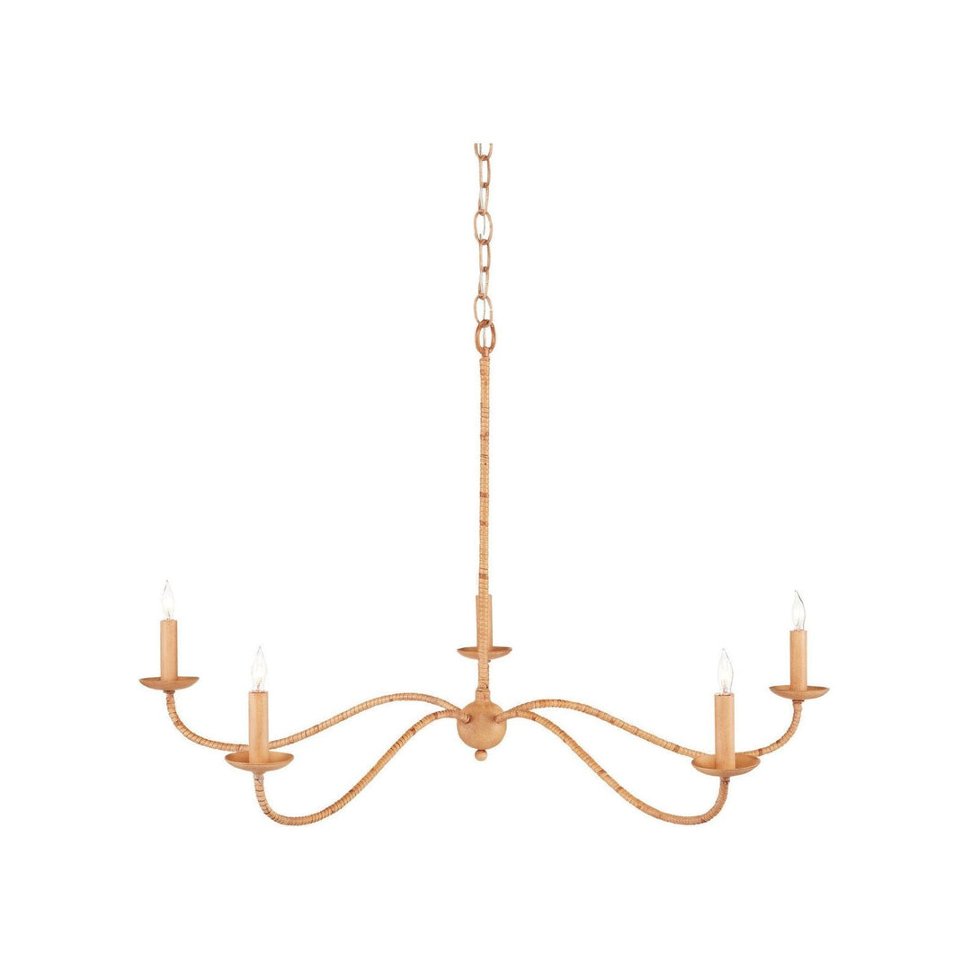 Saxon Small Tan Chandelier