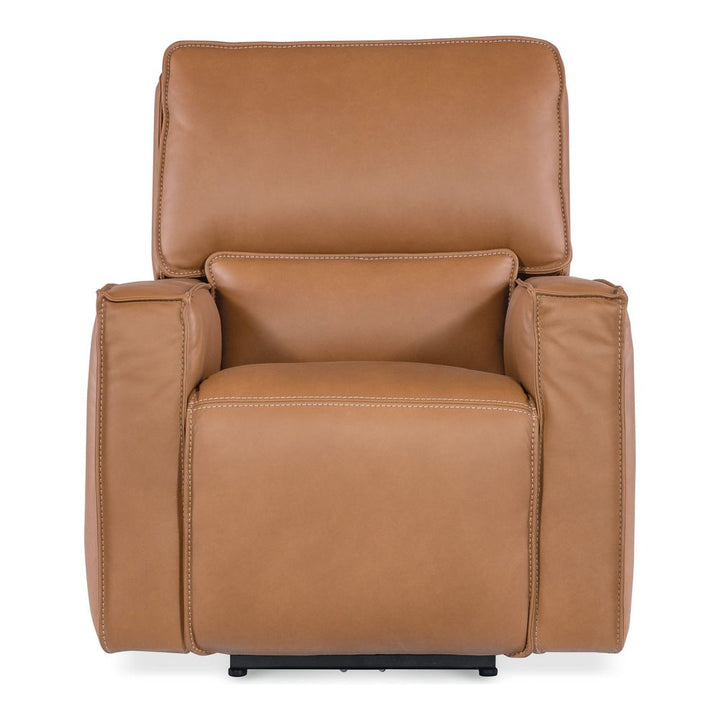 Lounge Chairs: Recliners Sutton Zero Gravity Power Recliner with Power Headrest - Brown