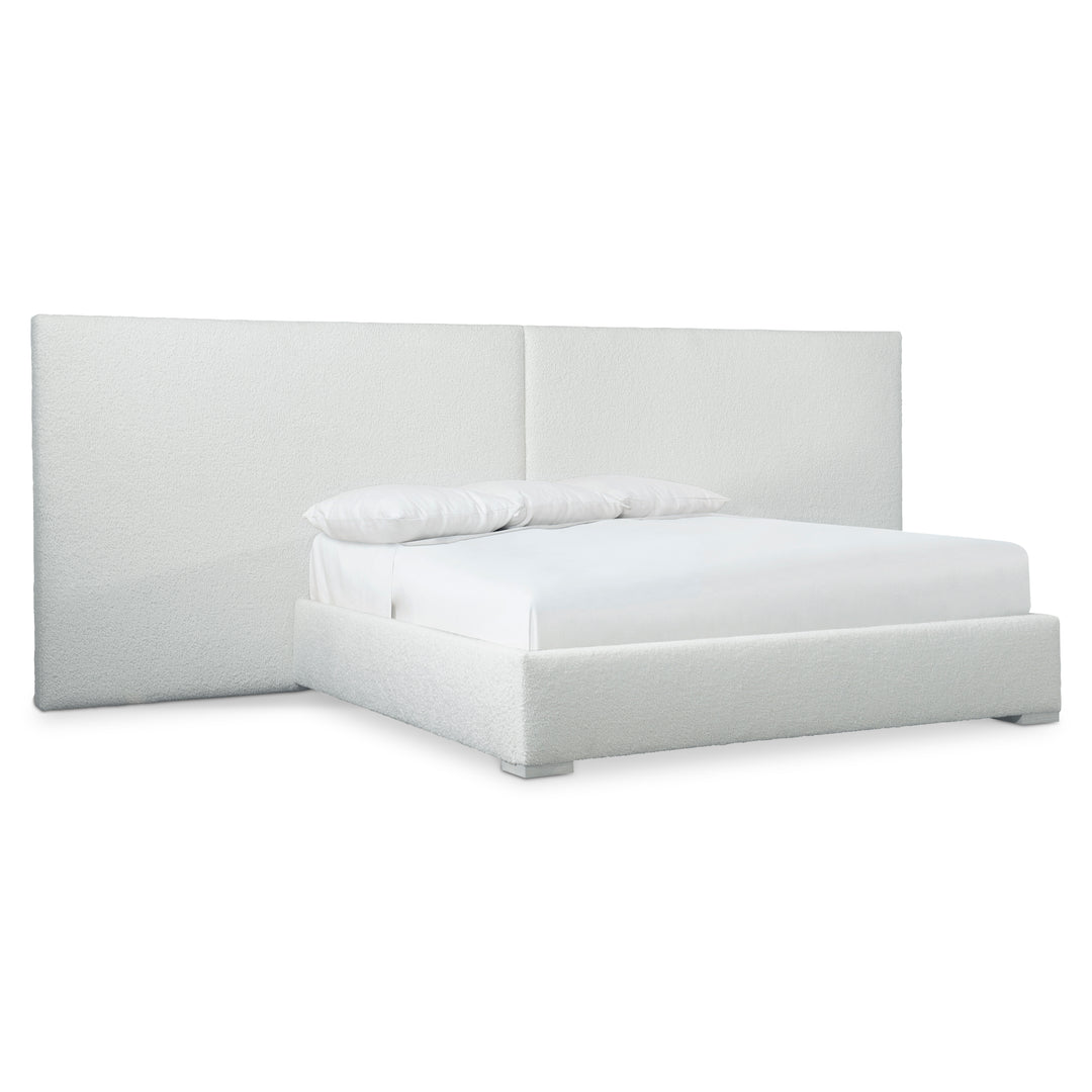 Solaria King Dual Headboard Fully Upholstered Panel Bed