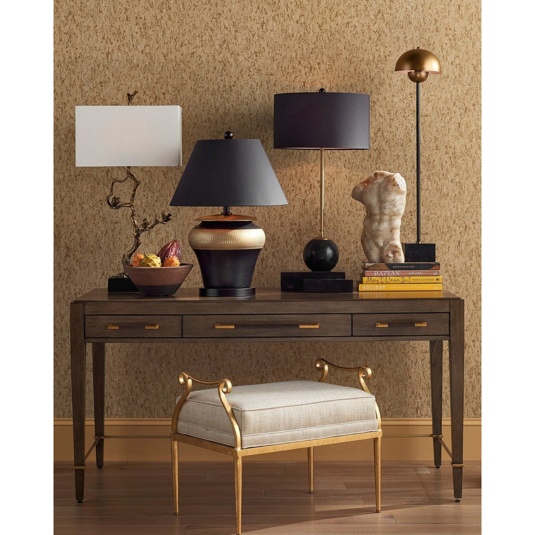 La Rue Brass Table Lamp