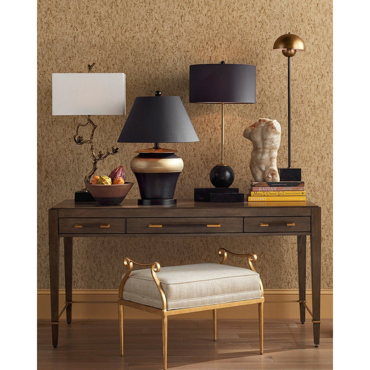 La Rue Brass Table Lamp