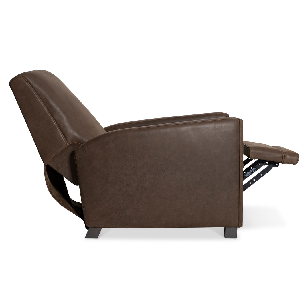 Bastille Leather Recliner, Brown