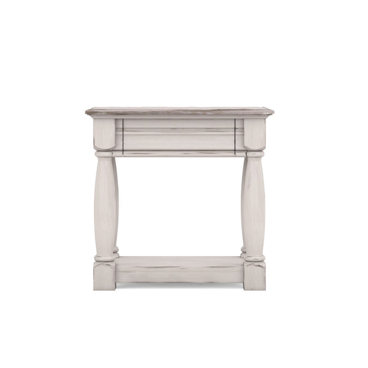 Alcove Night Table - White