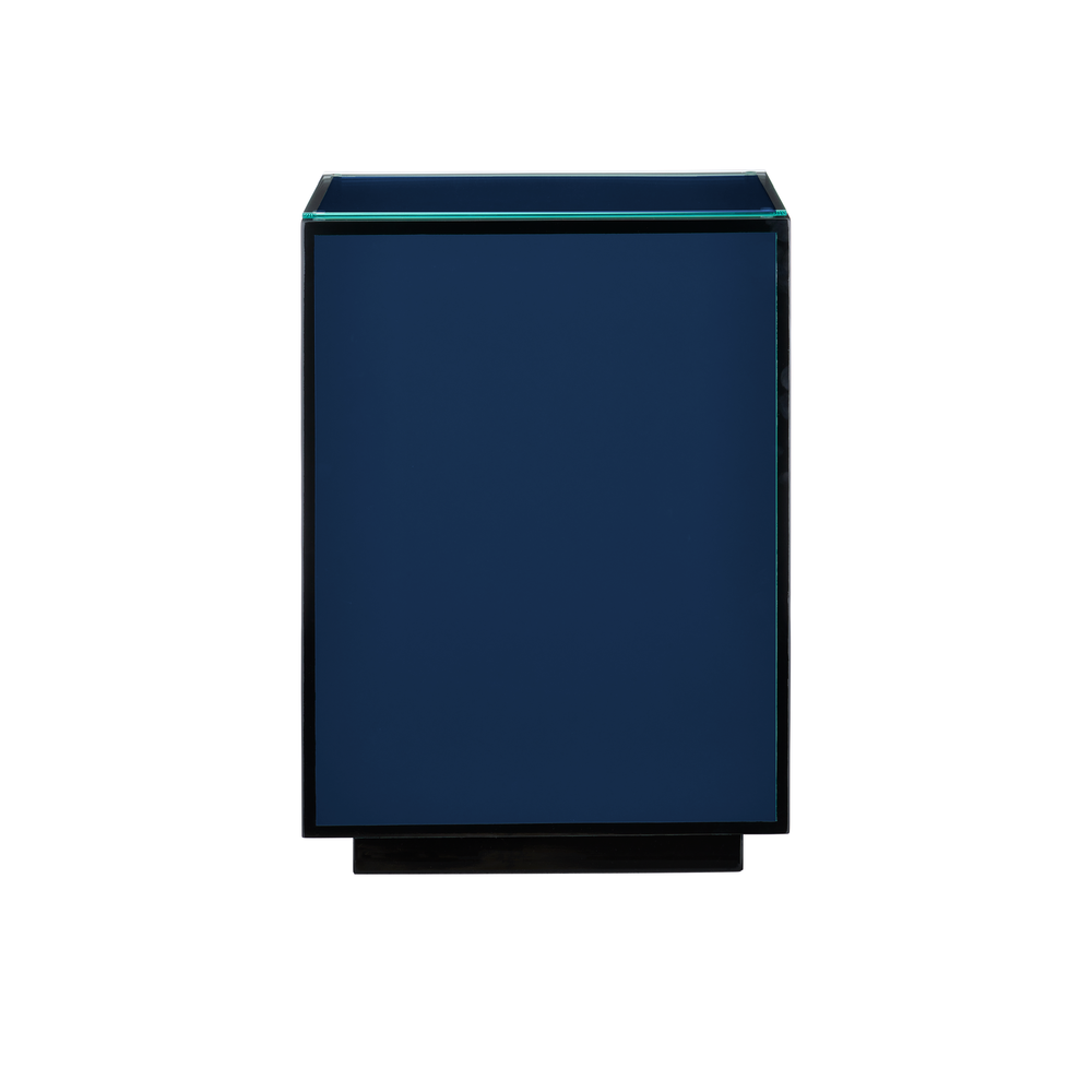 Side Tables Navy Lacquer Side Table
