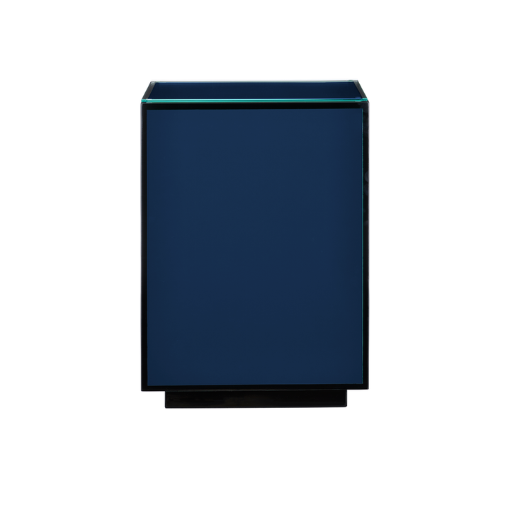 Side Tables Navy Lacquer Side Table