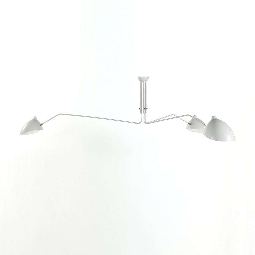 Three-Arm MCL-R3 Ceiling Lamp Serge Mouille LN6103WHT