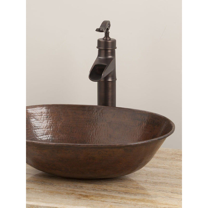 Stafford Vessel Faucet-Ambella-AMBELLA-01070-190-039-Bathroom SinksWeathered Copper-3-France and Son
