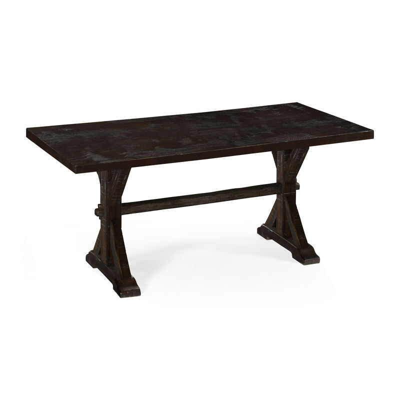 Solid Dark Ale Dining Table-Jonathan Charles-JCHARLES-491060-72L-PDA-Dining Tables-1-France and Son