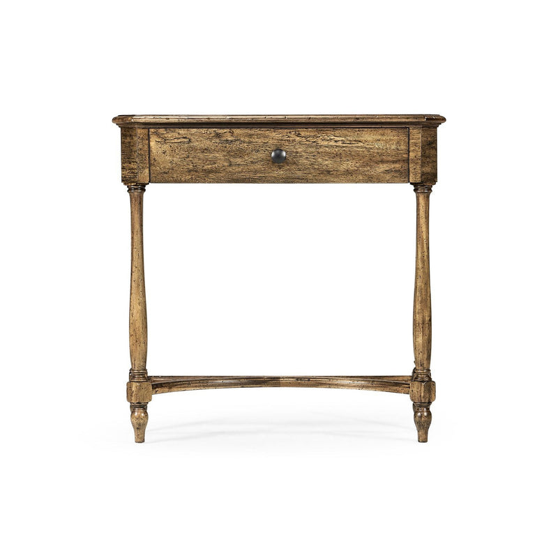 Small Console Table with Drawer-Jonathan Charles-JCHARLES-491017-DTM-Console TablesMedium Driftwood-2-France and Son
