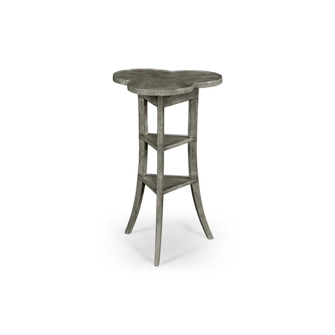 Trefoil Side Table-Jonathan Charles-JCHARLES-491037-DTM-Side TablesMedium Driftwood-1-France and Son