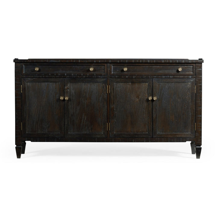 Four Door Sideboard-Jonathan Charles-JCHARLES-491025-CFW-Sideboards & CredenzasCountry Walnut-17-France and Son