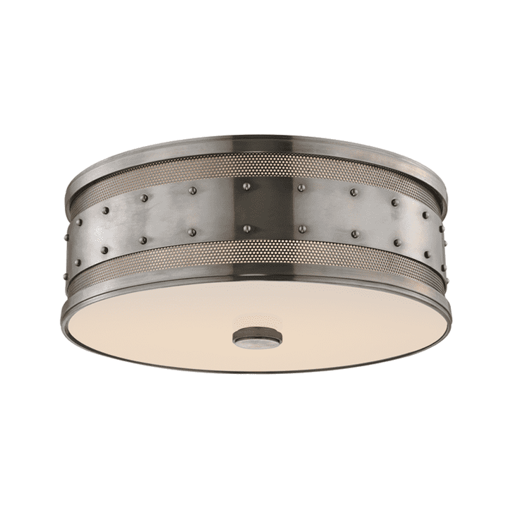 Gaines 3 Light Flush Mount-Hudson Valley-HVL-2206-HN-Flush MountsHistoric Nickel-2-France and Son