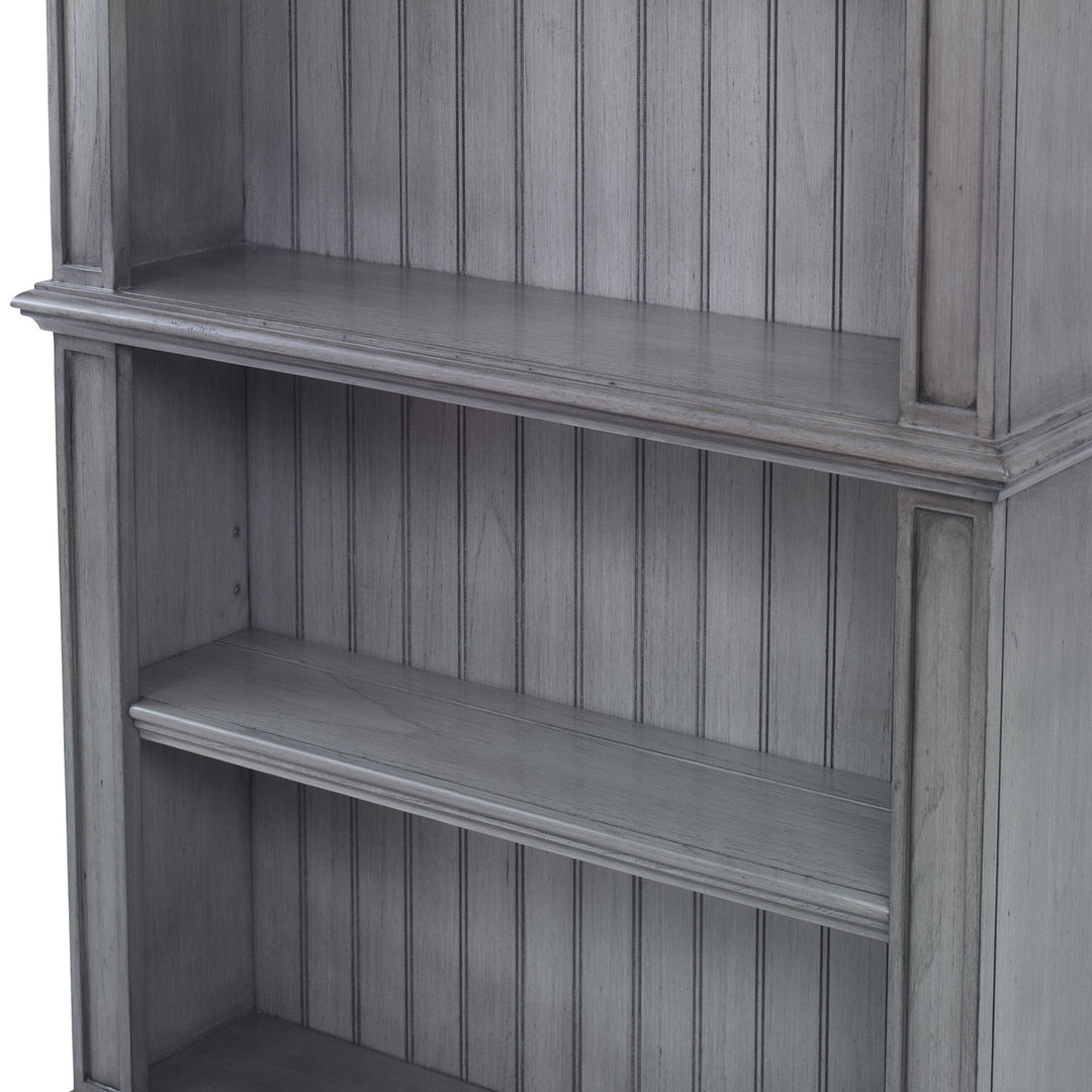 Agatha Bookcase - Ash Grey-Ambella-AMBELLA-02216-800-003-Bookcases & Cabinets-3-France and Son