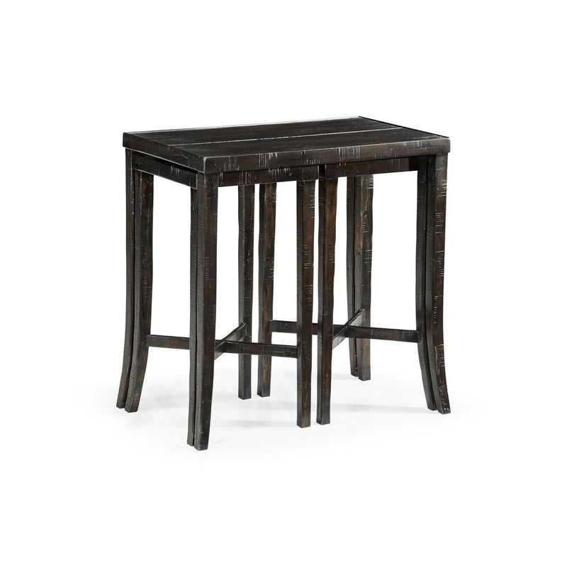 Nesting Cocktail Tables-Jonathan Charles-JCHARLES-491040-CFW-Coffee TablesCountry Walnut-11-France and Son