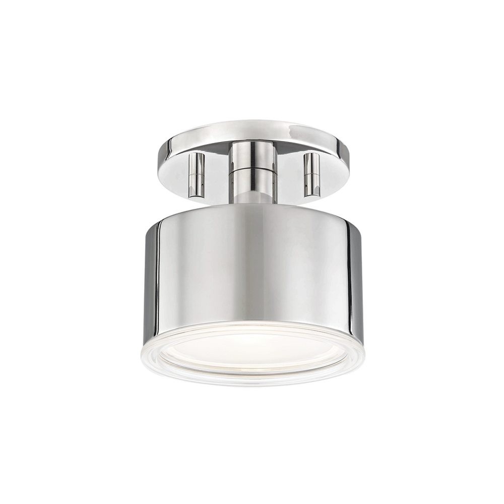 Nora 1 Light Flush Mount-Mitzi-HVL-H159601-PN-Bathroom LightingPolished Nickel-2-France and Son