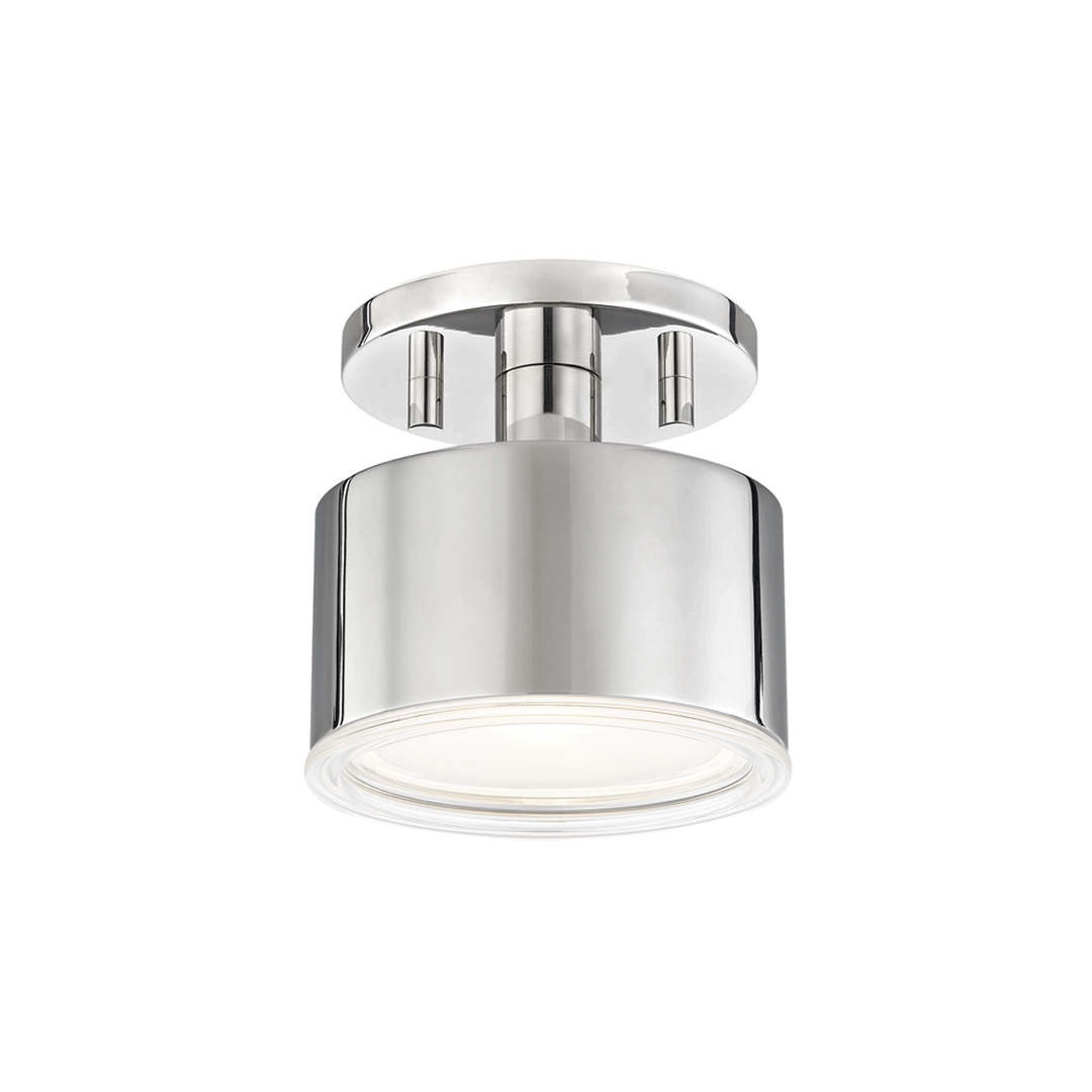 Nora 1 Light Flush Mount-Mitzi-HVL-H159601-PN-Bathroom LightingPolished Nickel-2-France and Son