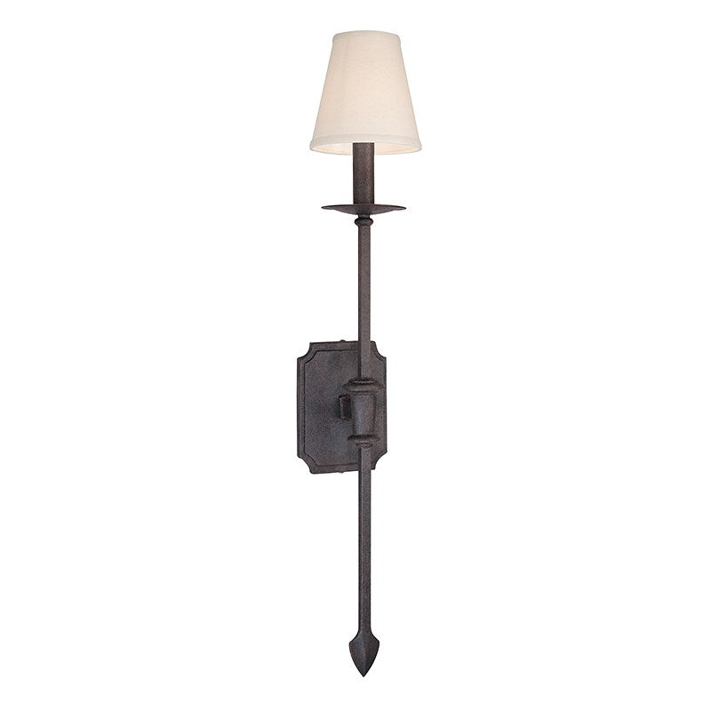 La Brea 1Lt Wall Sconce French Iron-Troy Lighting-TROY-B2481FI-Wall Lighting-1-France and Son