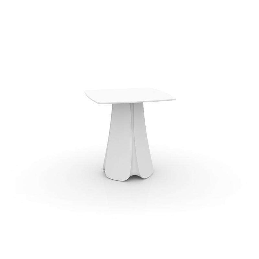 Pezzetina Table 27.5" by Vondom-Vondom-VONDOM-56012W-Outdoor Bar TablesLED White-1-France and Son