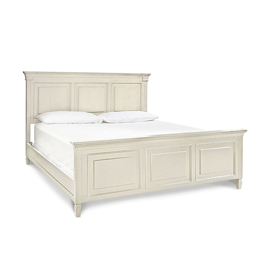 Summer Hill Collection - Panel Bed-Universal Furniture-UNIV-987270B-BedsCal King-Cotton Cream-1-France and Son