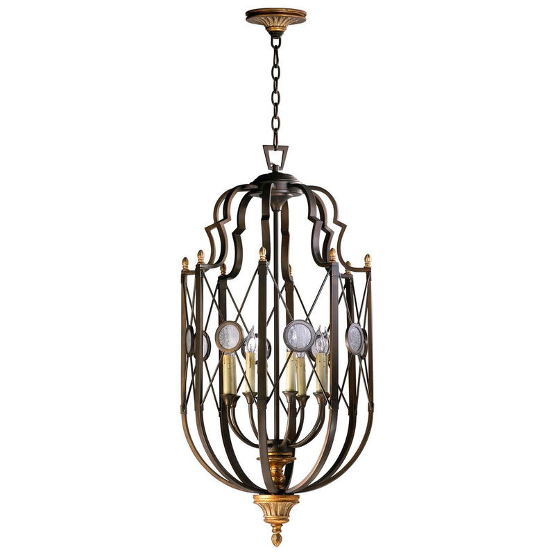 San Giorgio 8 Light Entry Chandelier-Cyan Design-CYAN-04649-Chandeliers-1-France and Son