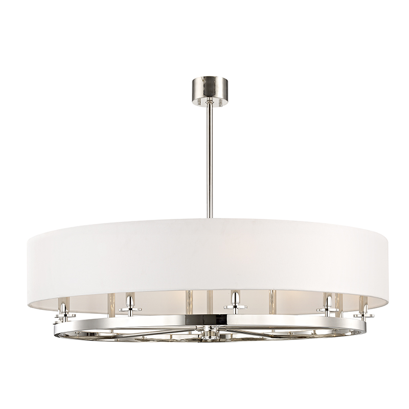 Durham 10 Light Island Light-Hudson Valley-HVL-6542-PN-ChandeliersPolished Nickel-3-France and Son