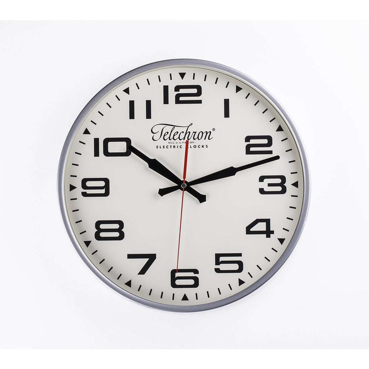 Mid Century Modern Devyn Clock - Silver