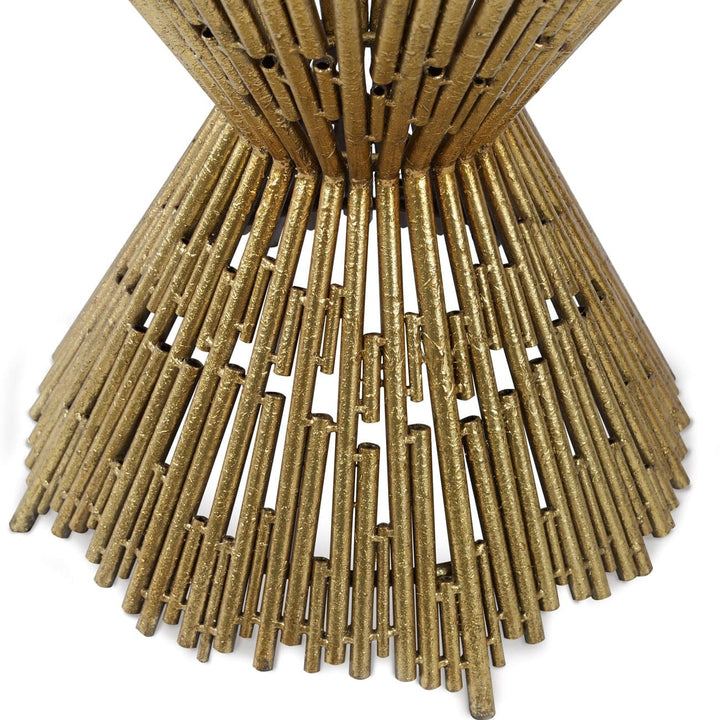 Pick Up Sticks Dining Table Base (base only)-Ambella-AMBELLA-05237-640-002-Dining TablesSmall (round)-Gold Leaf-8-France and Son
