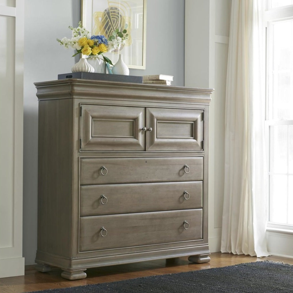 Reprise Dressing Chest-Universal Furniture-UNIV-581175-DressersClassical Cherry-3-France and Son